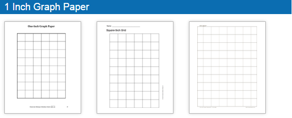 1 inch grid paper template