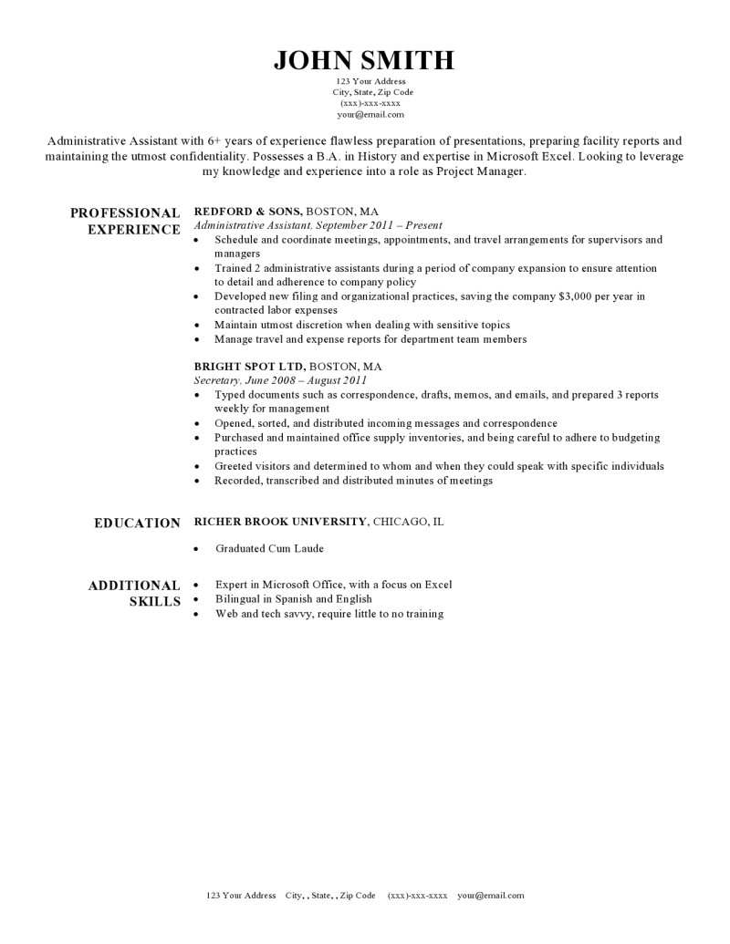 Free Resume Templates For Word The Grid System