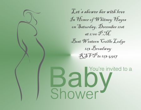 baby shower invitation templates for word